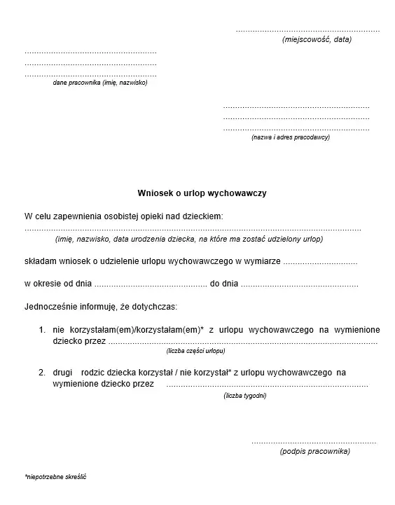 Urlop wychowawczy – co to jest, kto może z niego skorzystać i jak to działa?