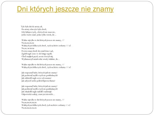 Tekst piosenki dni których nie znamy – odkryj jej głębię i znaczenie