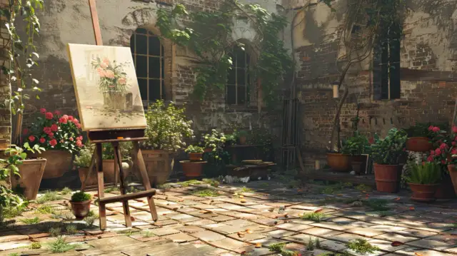 Motyw podwórza w malarstwie: Ukryte znaczenia codziennych scen