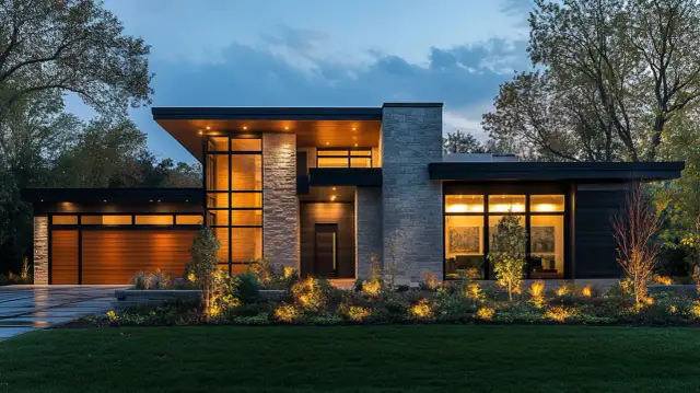 Oświetlenie elewacji: Jakie oświetlenie elewacji domu jest najefektywniejsze?