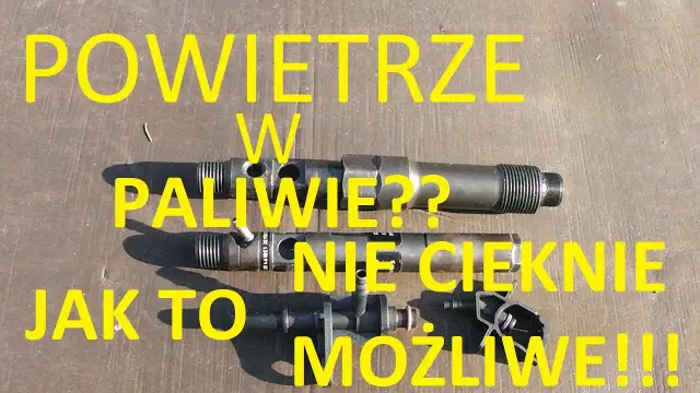 Objawy powietrza w układzie paliwowym diesel – jak je rozpoznać?