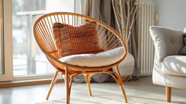 Krzesło rafia: Czy krzesła z rafią są wygodne i stylowe do każdego wnętrza?