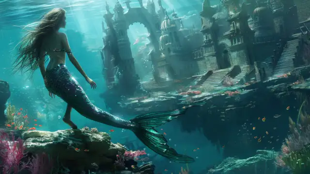 Syrena książka: Tajemnicza opowieść o morskiej istocie i jej przygodach