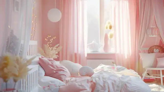 Różowe ściany w pokoju dziecka: 5 pomysłów na aranżację