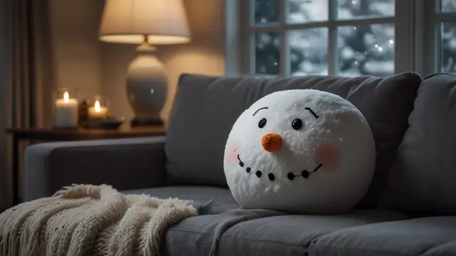 Czy poduszka bałwan ożywi wnętrze zimowym akcentem i stylem?