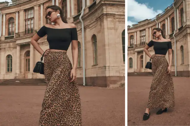 Jaką bluzkę wybrać do spódnicy w panterkę, by wyglądać stylowo?