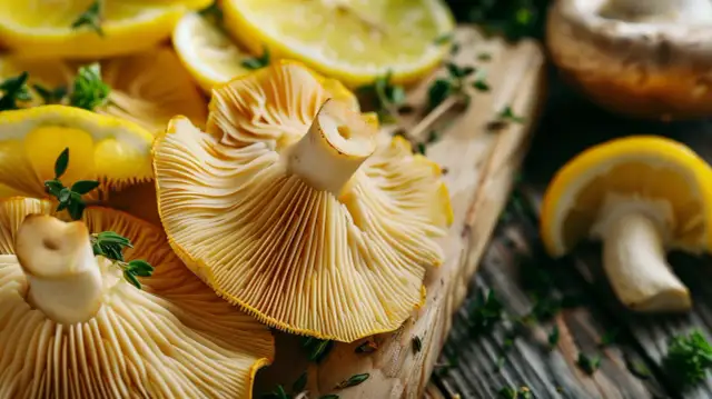 Boczniak cytrynowy - Przepisy na boczniaki z cytryną i innymi dodatkami