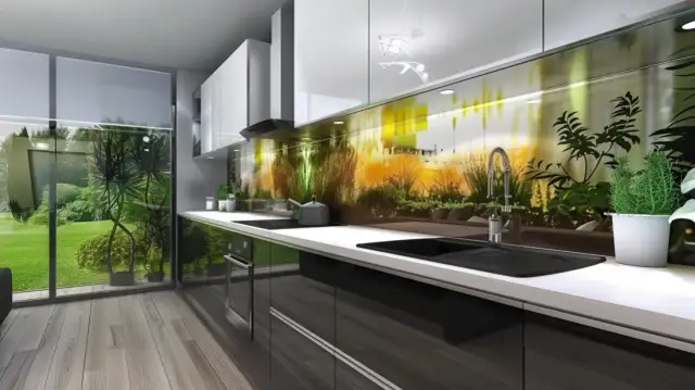Najmodniejsze panele szklane do kuchni – trendy, wybór i inspiracje aranżacyjne