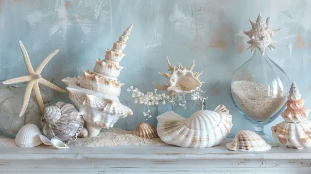 Muszelki dekoracje: Jak użyć muszelek dekoracyjnych do aranżacji wnętrz?