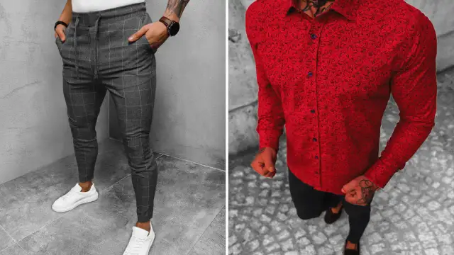 Szare spodnie w kratę: 10 stylizacji dla mężczyzn na każdą okazję