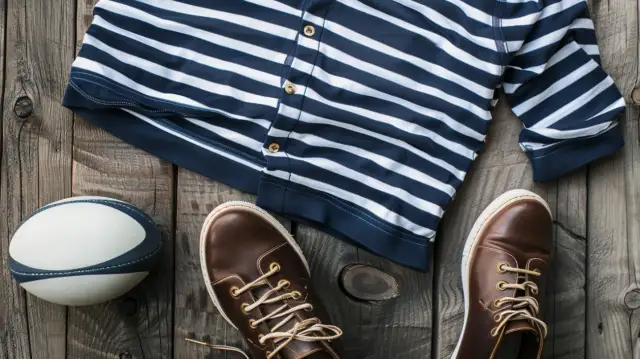 Bluza rugby - styl sportowo-elegancki dla mężczyzn z klasą.