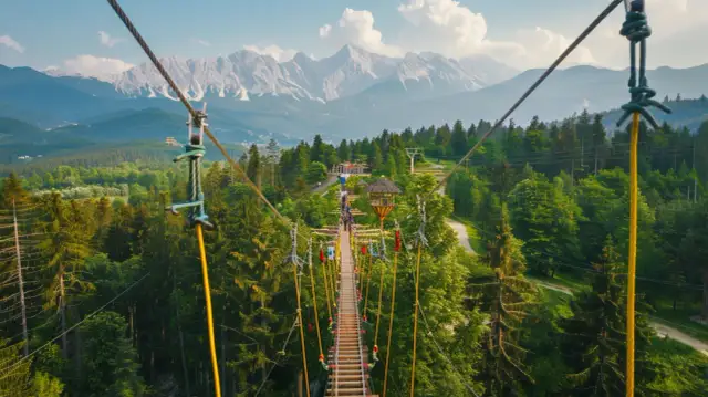 Park linowy na Gubałówce: Wielka adrenalina na wysokościach!