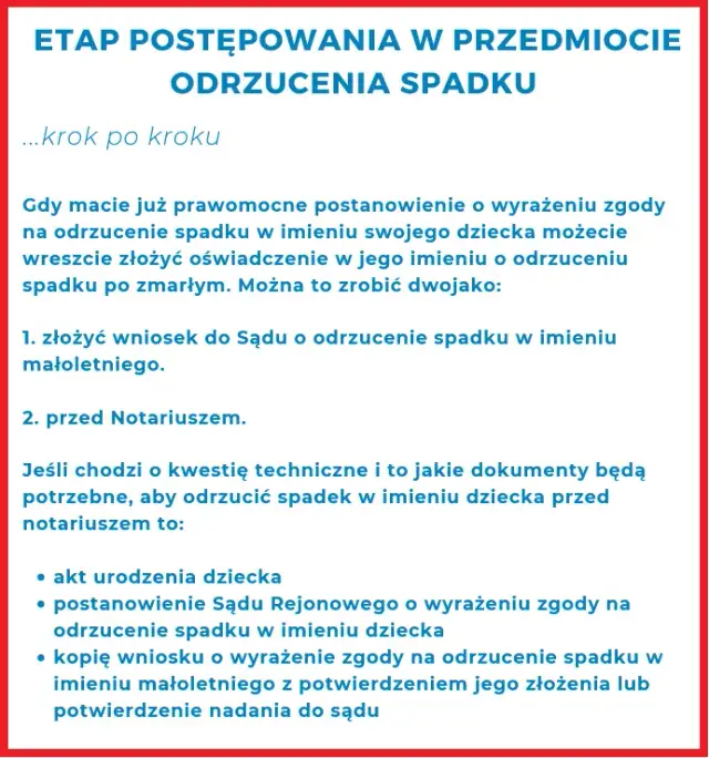 Odrzucenie spadku przez małoletniego: O co pyta sąd? Wyjaśniamy