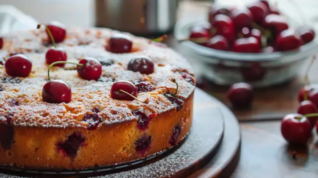 Ciasto z owocami thermomix - Jak zrobić pyszne ciasto z wiśniami