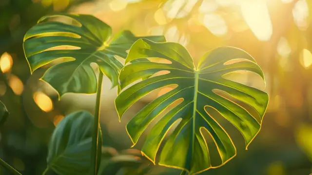 Monstera: Jak pielęgnować tropikalne liście?