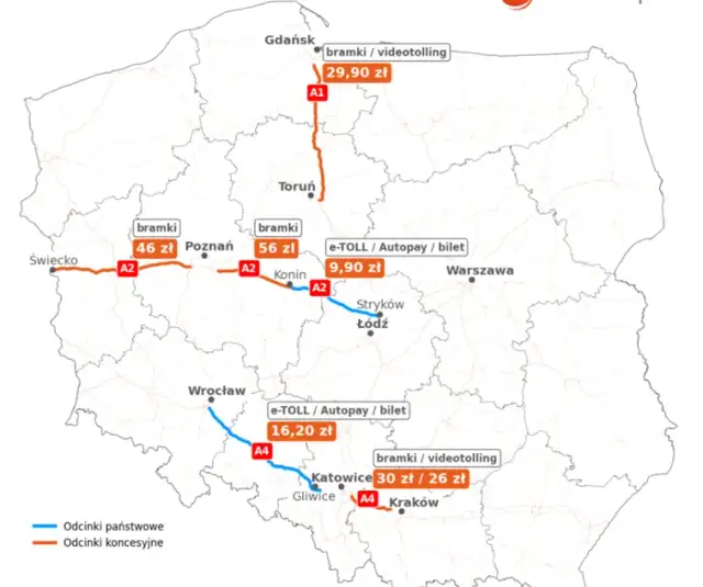 Bezpłatne odcinki autostrad: gdzie jeździć za darmo w Polsce?