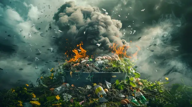 Odpady, których nie należy wrzucać do pojemnika na frakcję bio