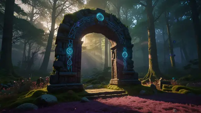 Oto portal magiczny! Czy czary otworzą drzwi do innego świata?