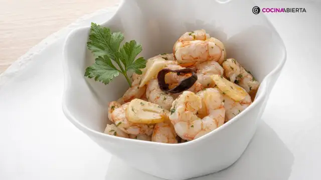 Receta fácil de gambas al ajillo Arguiñano en solo minutos