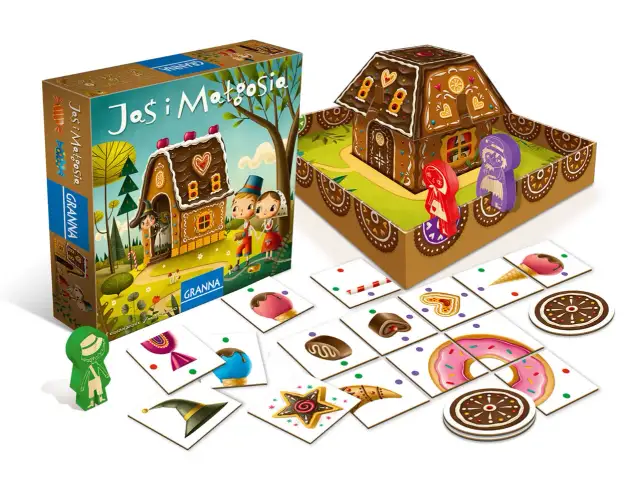 Gra planszowa Jaś i Małgosia - odkryj radość kooperacyjnej zabawy dla dzieci