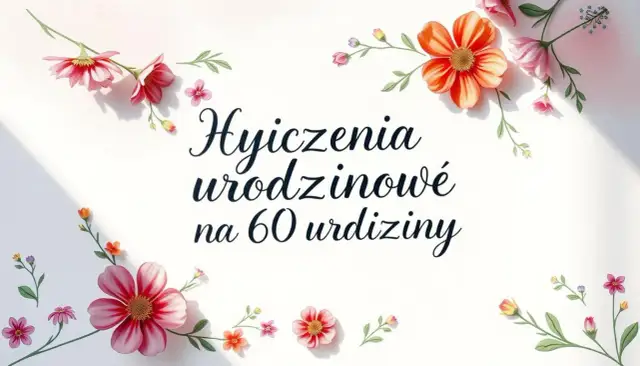 Życzenia urodzinowe na 60 - wyjątkowe pomysły na życzenia dla jubilata