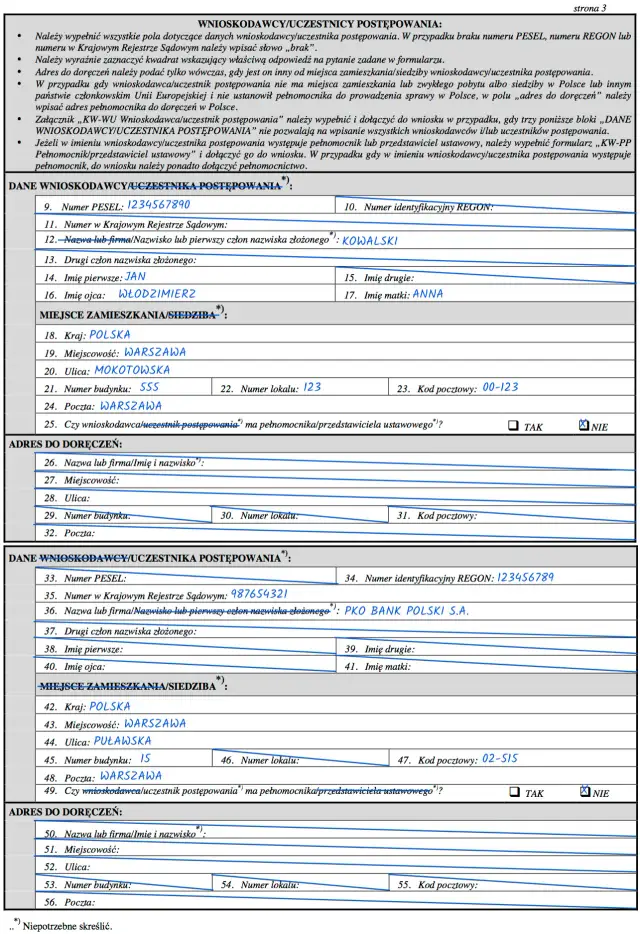 Jak wypełnić KW WPIS - uniknij błędów przy wykreśleniu hipoteki