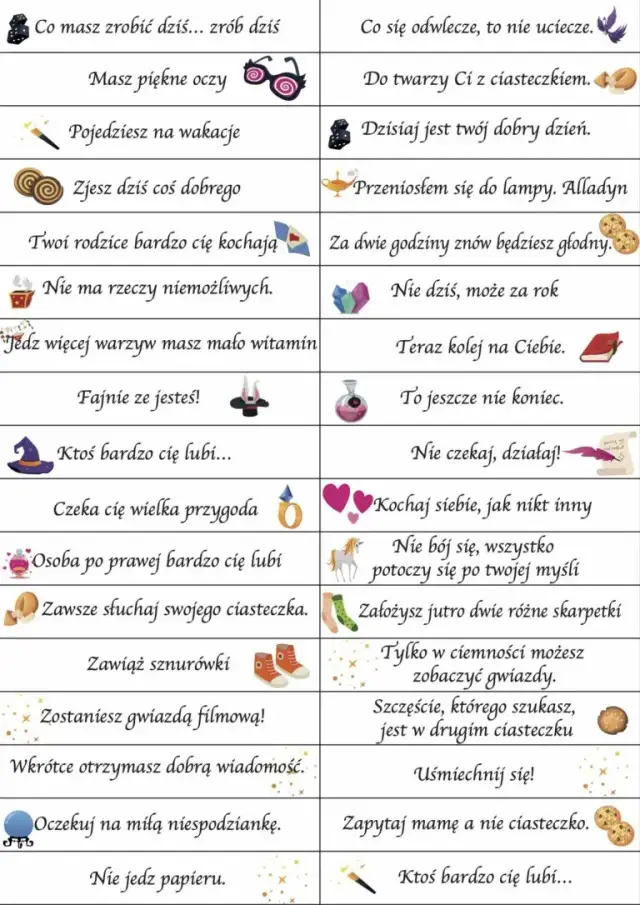 Jakie wróżby do ciasteczek na Andrzejki? Zaskocz swoich gości!