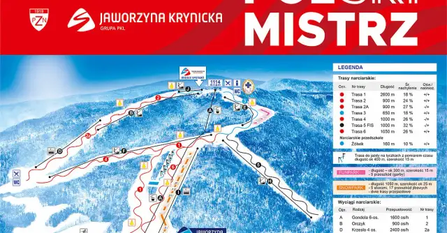 Wyciąg narciarski Jaworzyna Krynicka - stoki, trasy i usługi dla narciarzy