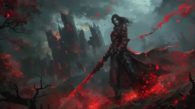 Knight Red - mroczna i tajemnicza gra o czerwonym rycerzu