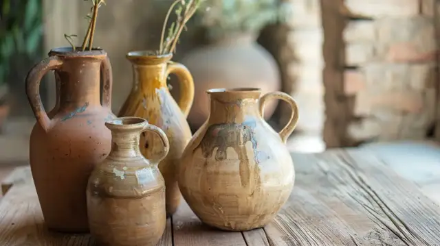 Gliniane dzbanki w sztuce użytkowej - piękno tkwiące w prostocie