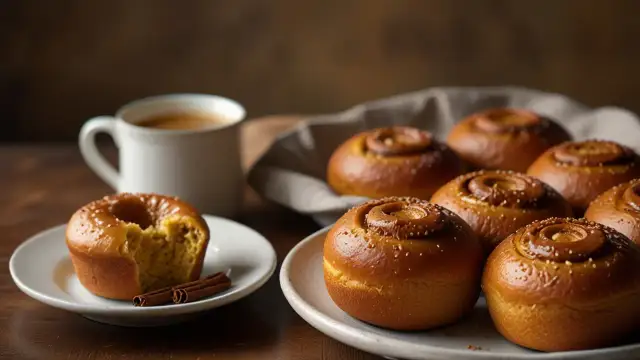 Słodka wersja drożdżowych bułek: Przepis na bułki z dynią