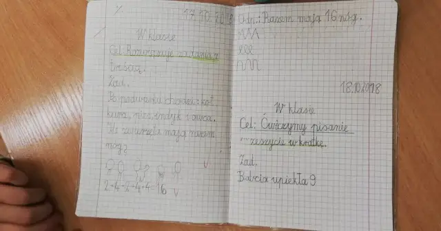 Jak pisać w zeszycie w kratkę, aby notatki były czytelne i estetyczne