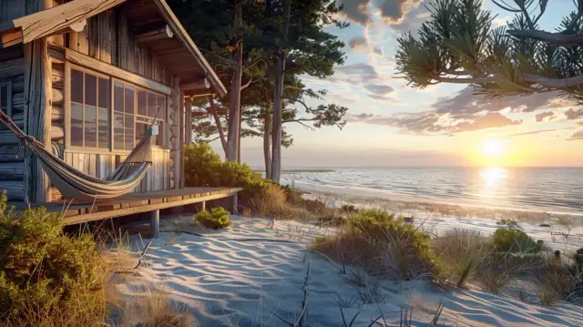 Domek na odludziu nad morzem: Wypoczynek z dala od zgiełku