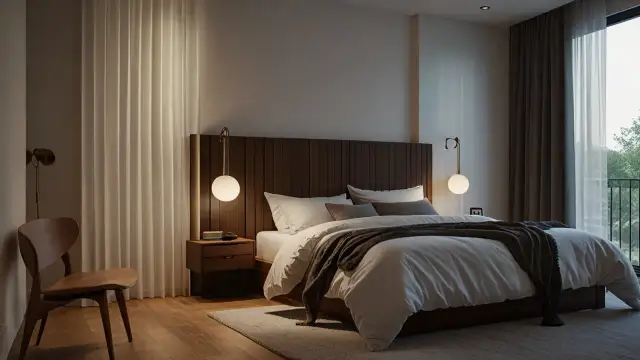 Lamele pionowe w sypialni: Praktyczne i estetyczne aranżacje