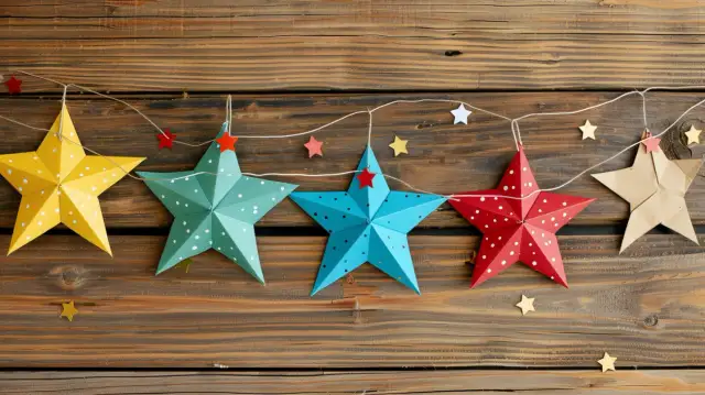 Szablon gwiazdy do wydruku: Twórz ozdoby świąteczne w domu