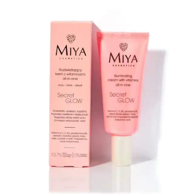 Miya rozświetlający krem z witaminami all-in-one – prosty sposób na promienną skórę bez wysiłku