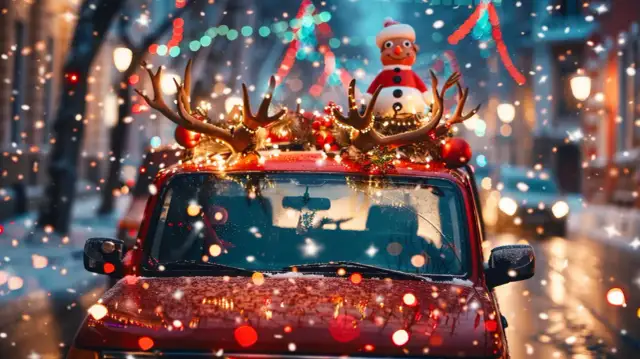 Rogi do samochodu: Jak zamontować rogi renifera na samochód na święta?