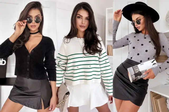 Jak nosić sweter do spódnicy, aby uniknąć modowych faux pas