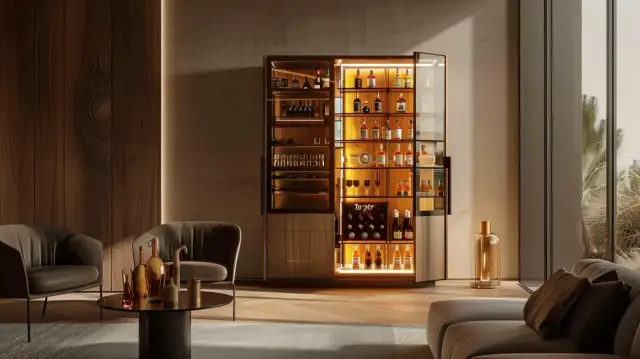 Barek dębowy w domu: Stwórz wyjątkowy klimat w salonie 