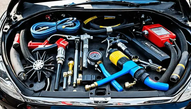 Jak szybko i bezpiecznie napompować oponę na stacji benzynowej – krok po kroku