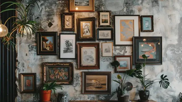 Ściana z ramkami: Jak stworzyć efektowną dekorację z zdjęciami?