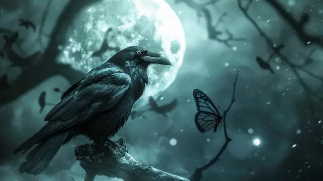 Czarny ptak w snach: Co próbuje Ci powiedzieć? Odkryj znaczenie