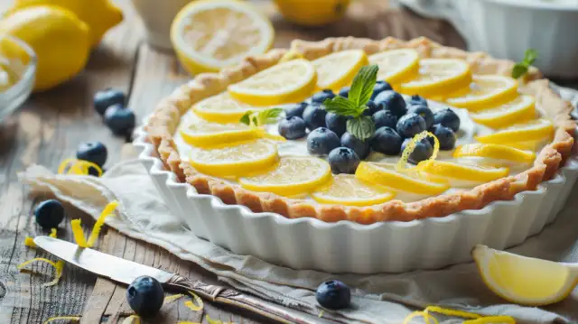 Krem z lemon curd i mascarpone - Przepis na tartę z lemon curd