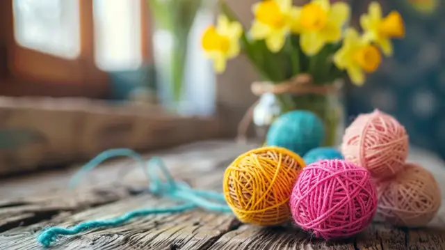 DIY jajko wielkanocne ze sznurka: Pomysł na nietuzinkową dekorację