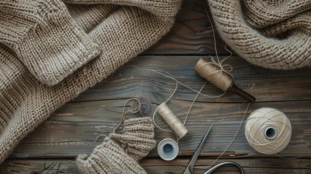 Jak zaszyć dziurę w bluzce, ta aby nie było nic widać?