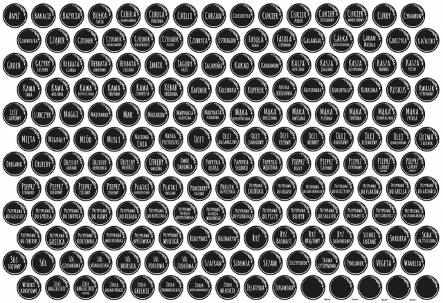 Gdzie kupić naklejki na przyprawy i jak uniknąć nieporządku w kuchni