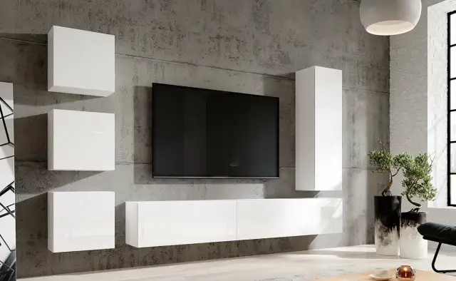 Wisząca szafka RTV na jakiej wysokości? Oto co musisz wiedzieć