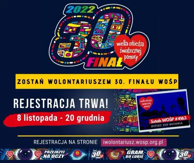 Do kiedy rejestracja wolontariuszy WOŚP? Nie przegap szansy!