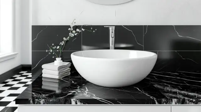 Czarno-biała łazienka: Jak zaaranżować eleganckie wnętrze?