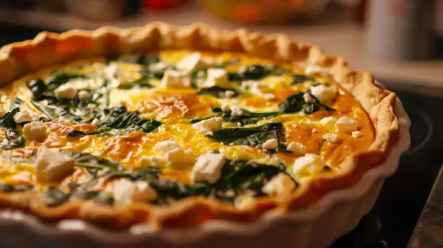 Quiche ze szpinakiem i fetą: Jak zrobić smaczne quiche krok po kroku